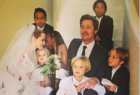 Angelina Jolies Hochzeitskleid