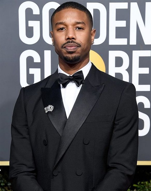 Michael B Jordan in Burberry