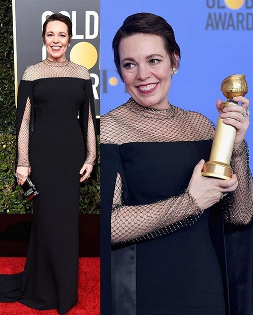 Olivia Colman in Stella McCartney